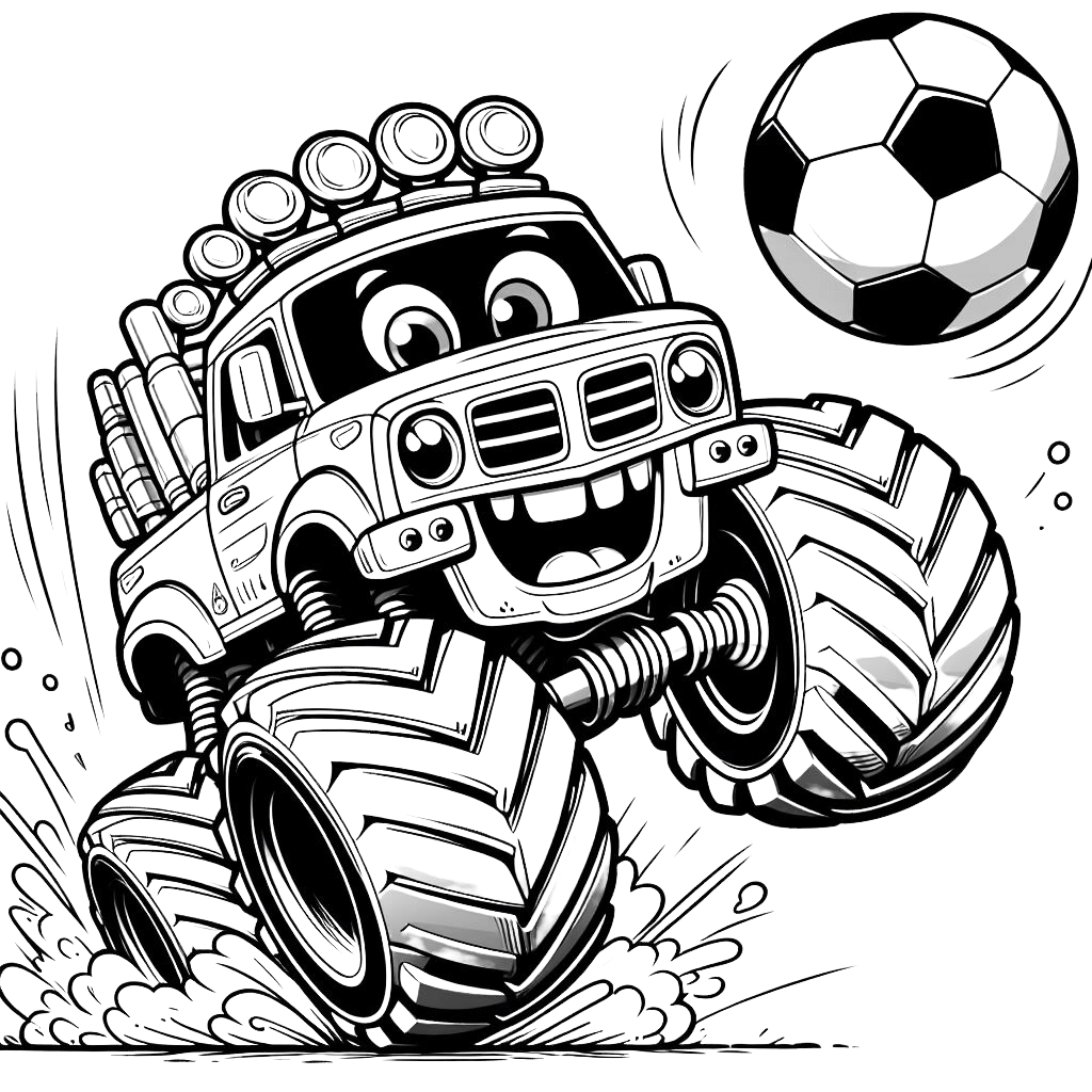 Monster Truck Coloring Page (12)