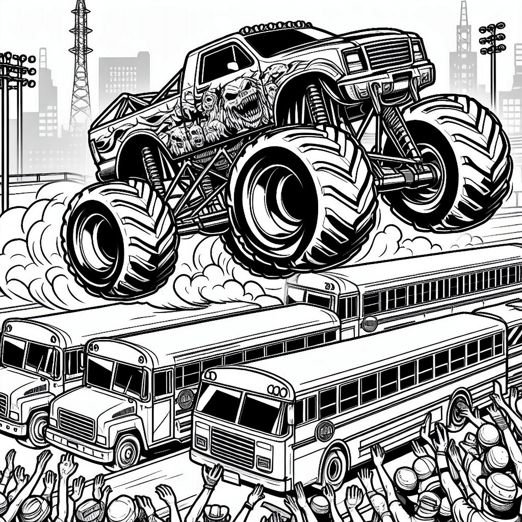 Monster Truck Coloring Page (8)